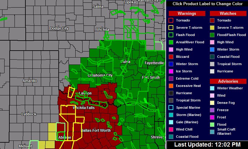 Oklahoma warnings at 12:02 PM