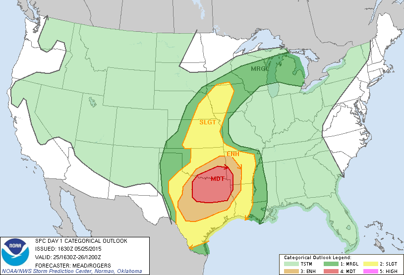 Outlook for today (SPC 12:08 PM)